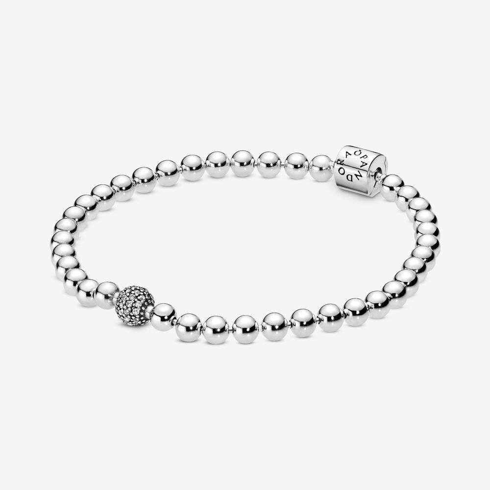 Pandora Beads & Pavé Bracelet (598342CZ-17)