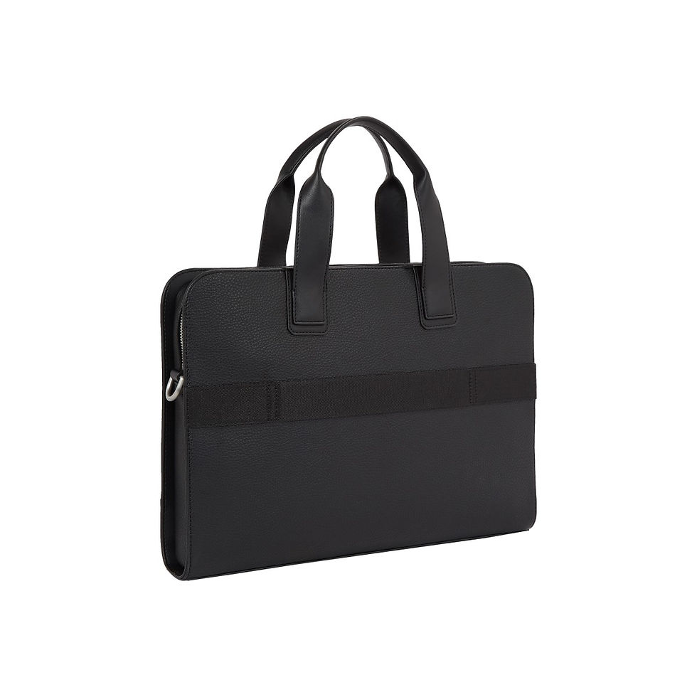 Thumbnail: Tommy Hilifger SLIM SIGNATURE TAPE Laptop Bag (AM11781BDS)