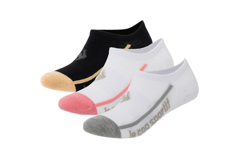 Thumbnail: Le Coq Sportif 6 Pairs Lines Sneaker Socks (25-27) (QMAVJB23-2527)