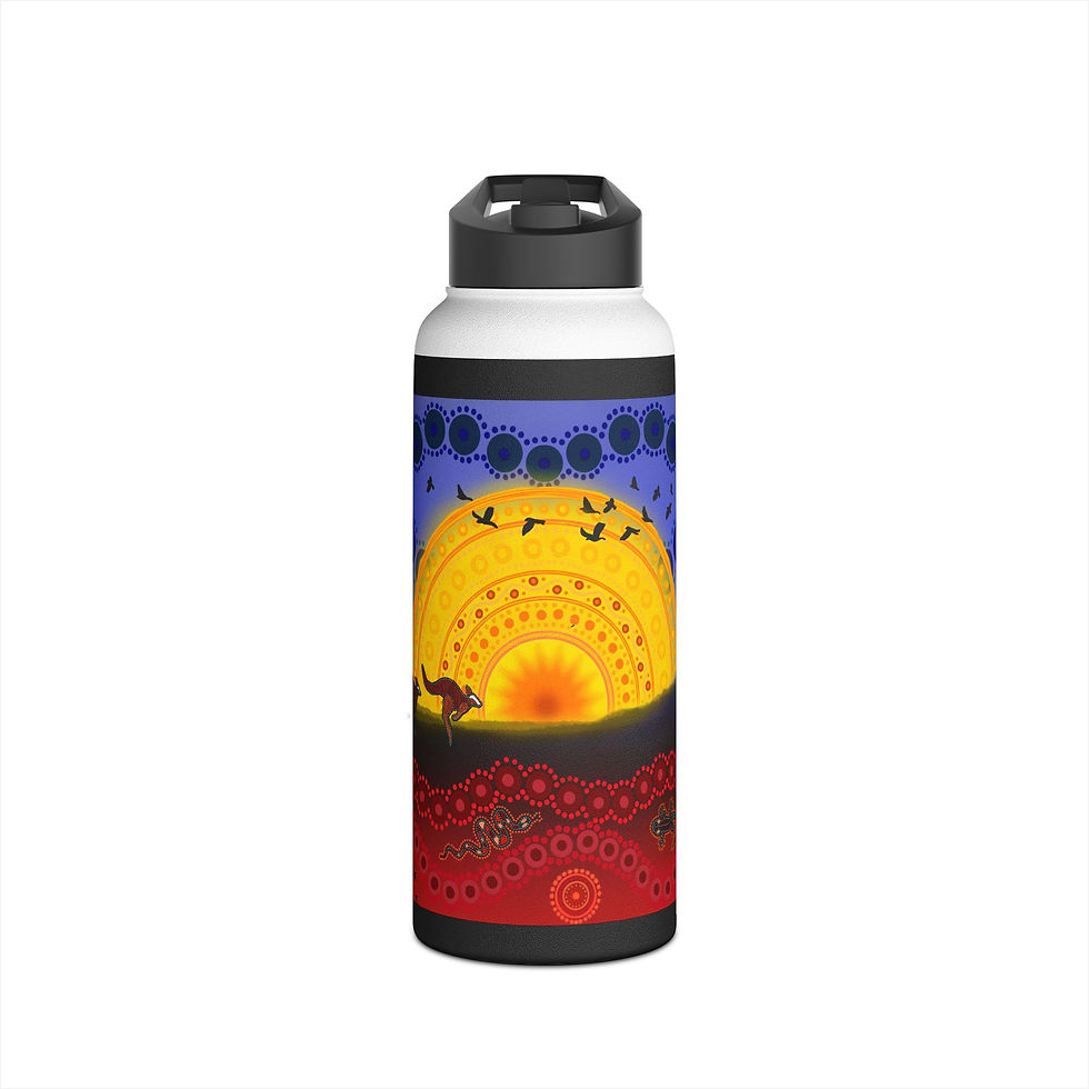 Thumbnail: Stainless Steel Water Bottle, Standard Lid