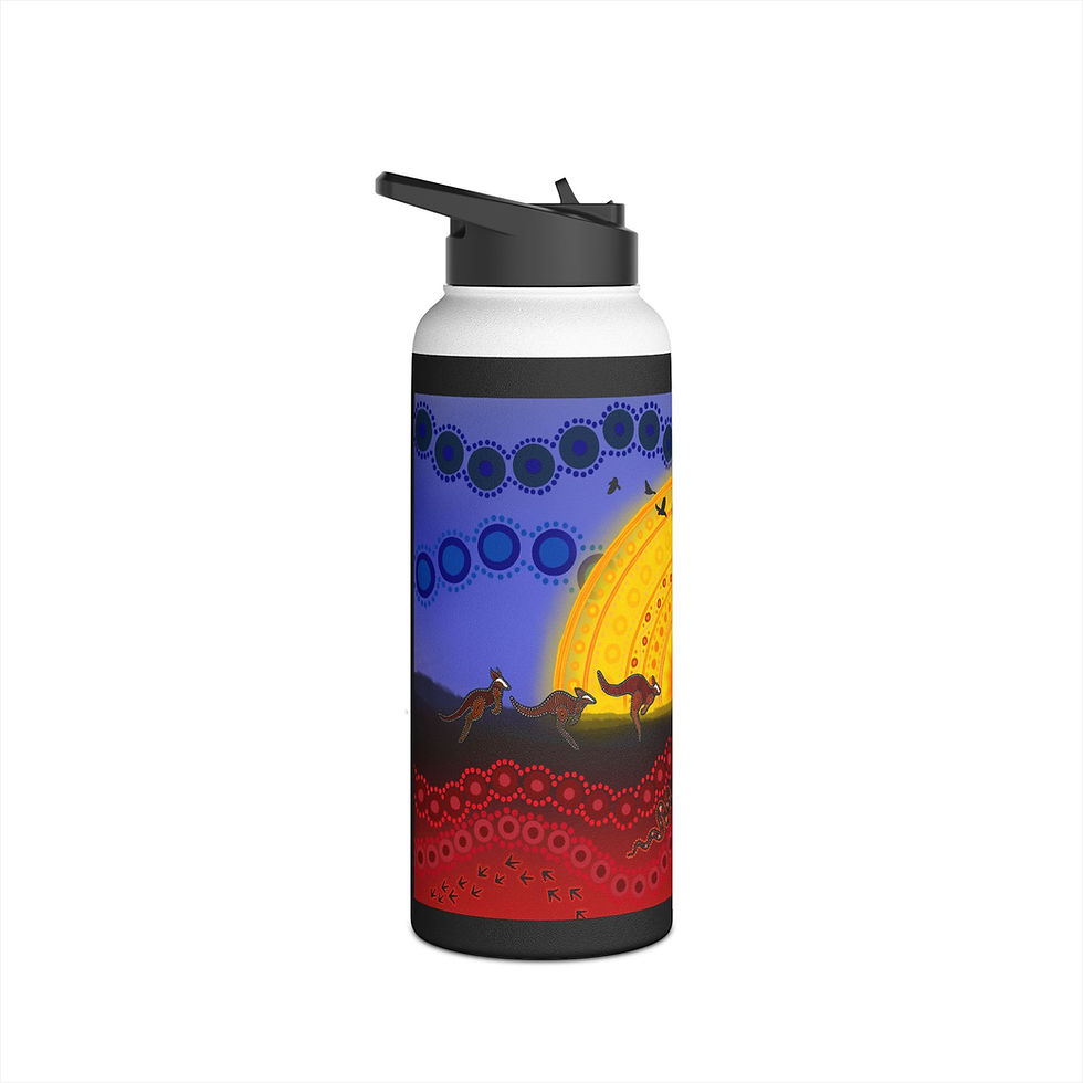 Thumbnail: Stainless Steel Water Bottle, Standard Lid