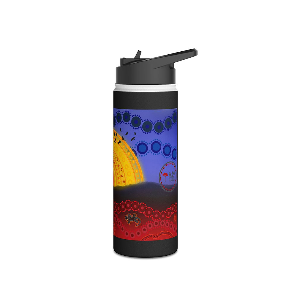 Thumbnail: Stainless Steel Water Bottle, Standard Lid