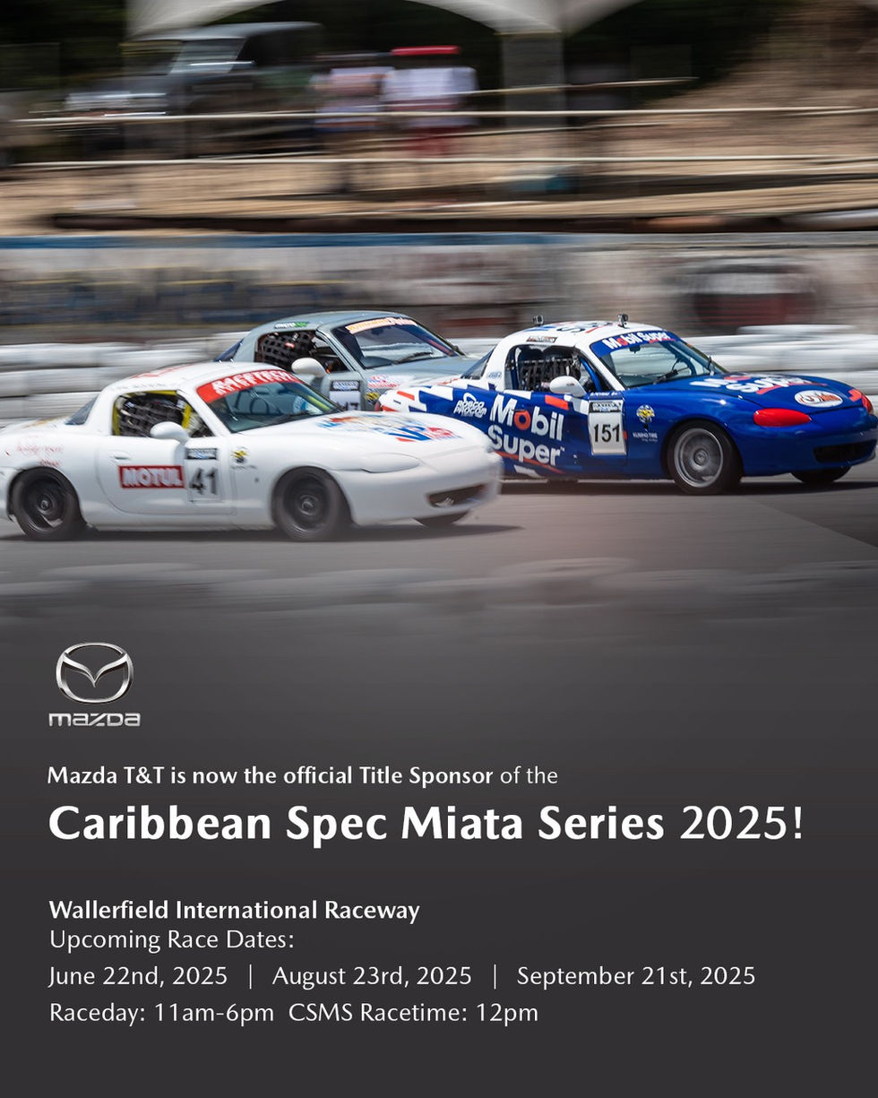 Mazda Trinidad & Tobago Joins as Title Sponsor of the Caribbean Spec Miata Series