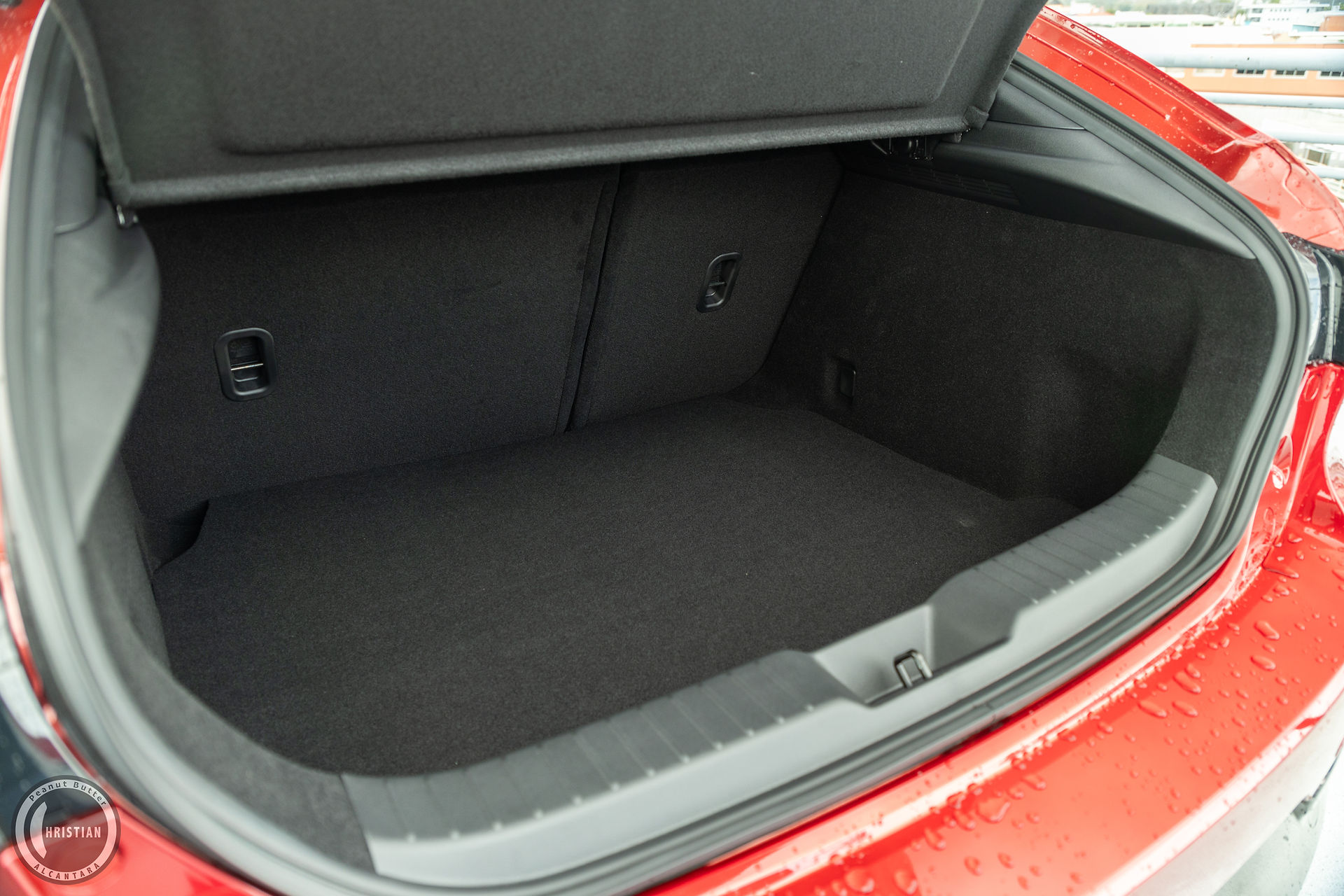 Trunk/Boot space of Mazda 3 