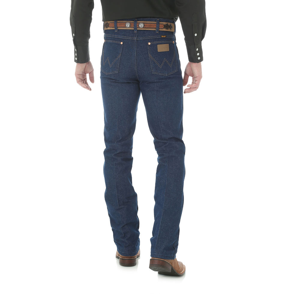 Thumbnail: Wrangler Cowboy Cut Slim Fit Shadow Black