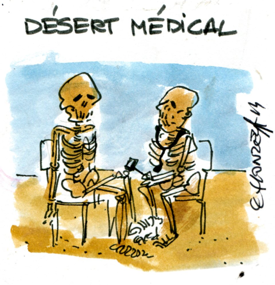 MEDECINE A DEUX VITESSES - Désert médical