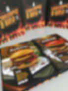 Cardápio tamanho 21x29cm, em papel couche