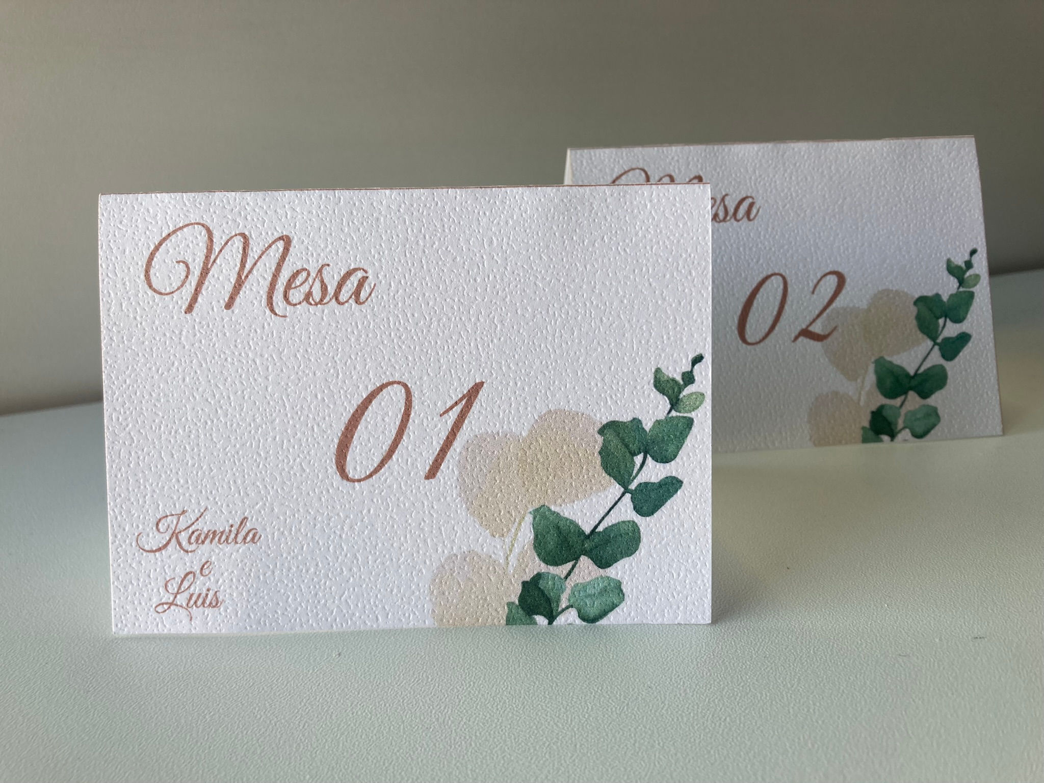 Marcadores de Mesa tam. 10x15cm