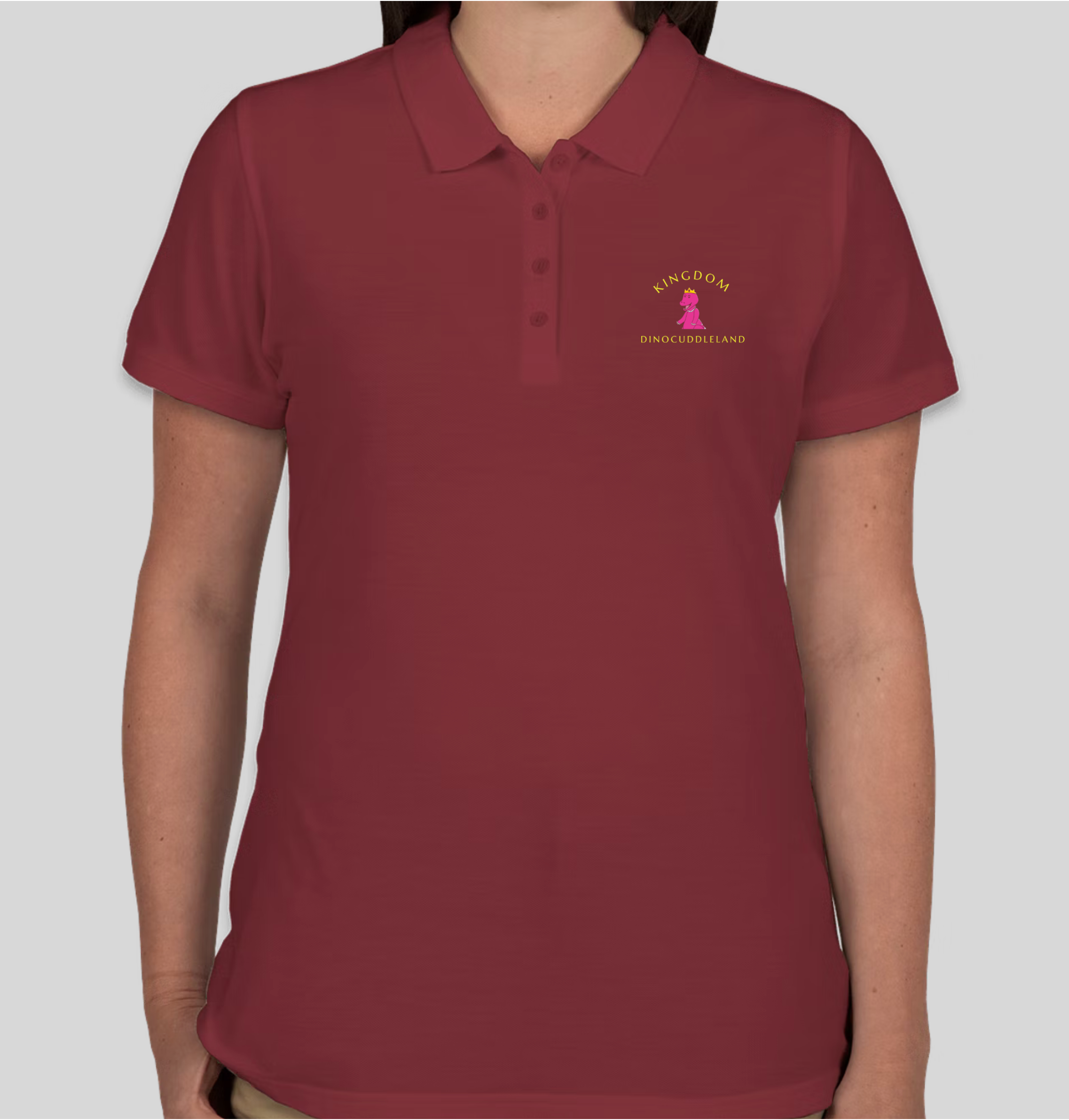 Womens Polo Burgundy