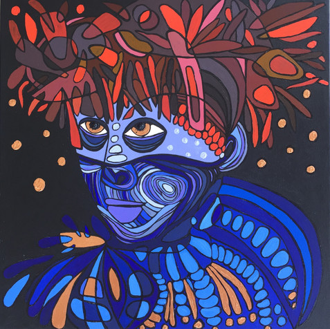 " L'Être Bleu " Carine Michaux
