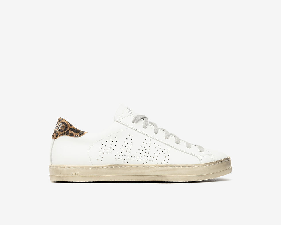 P448 - John White/Leopard Tab (Women)