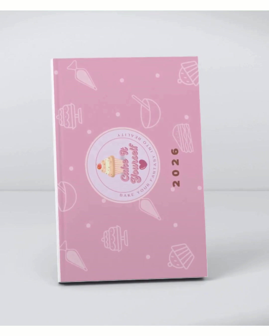 Cake It Yourself creative planner displayed on a neutral background