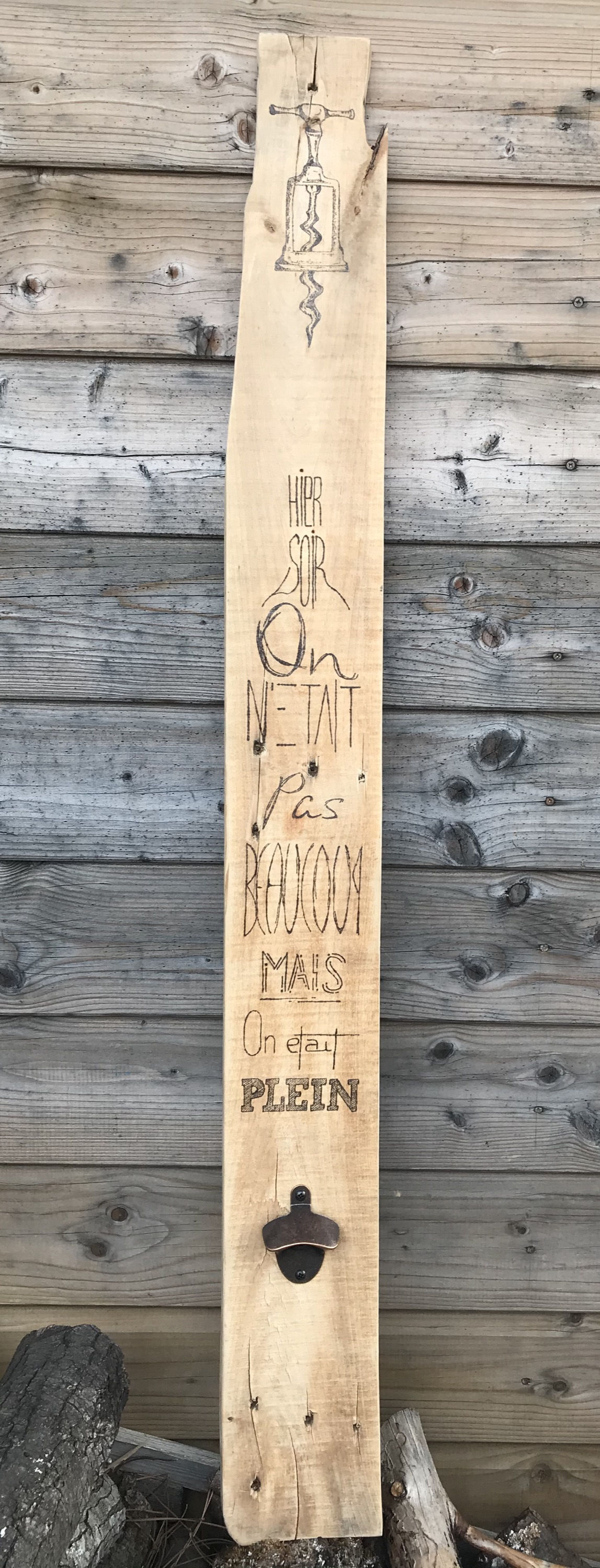 Décapsuleur "au mètre"