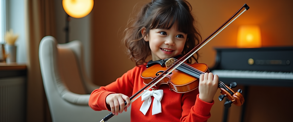 violin playing girl