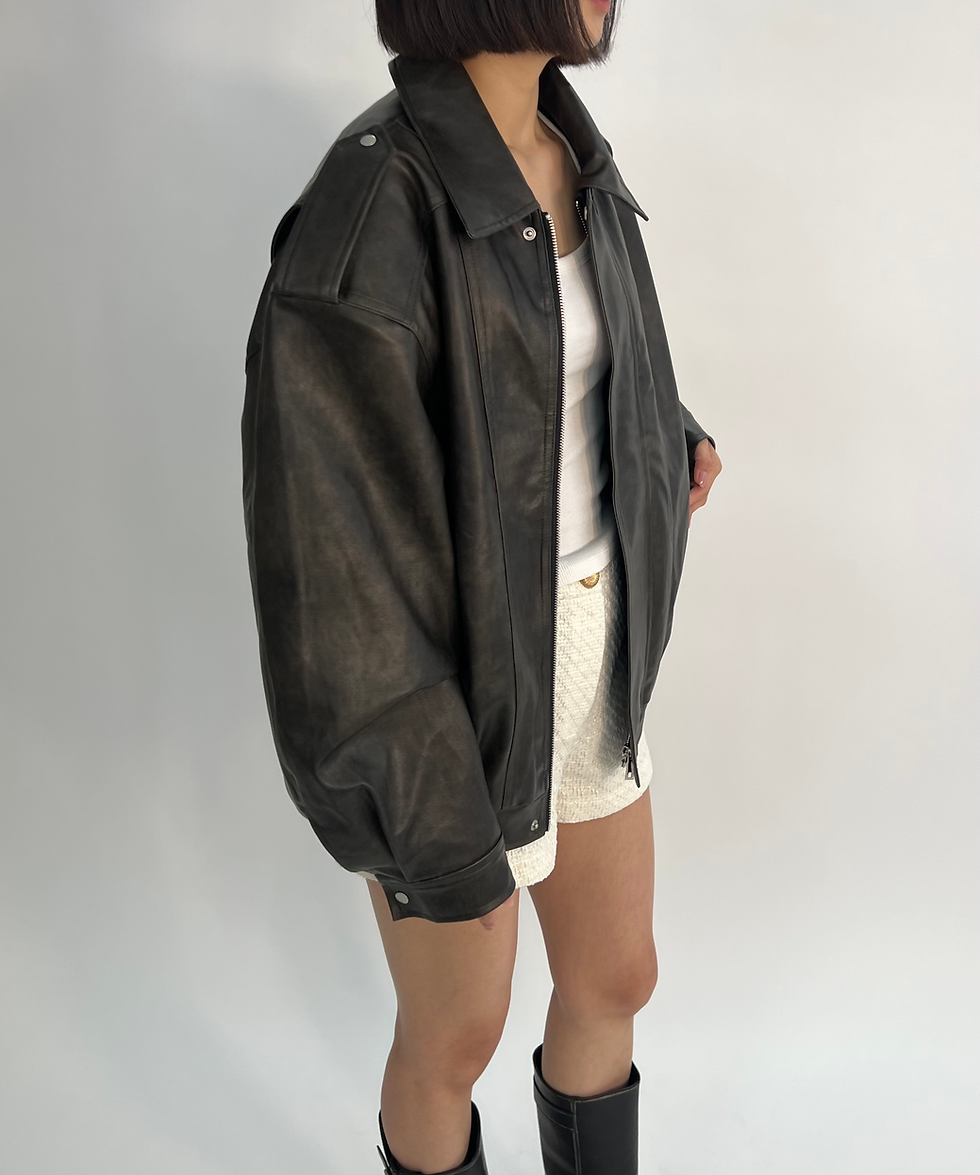 Thumbnail: Oversized bomber jacket