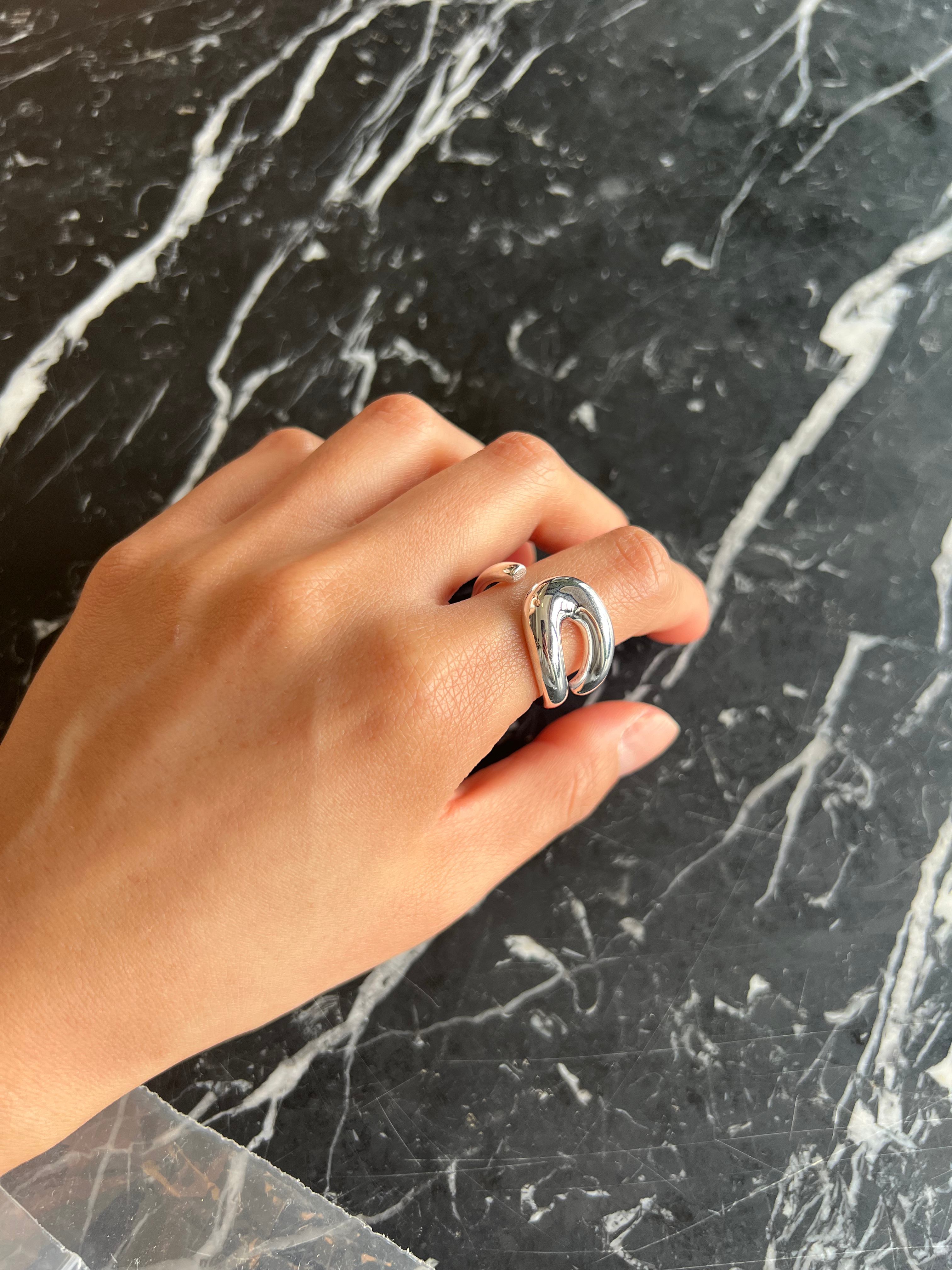 Wavy Ring Silver925