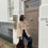 Thumbnail: Lambswool premium shearling fur coat in beige