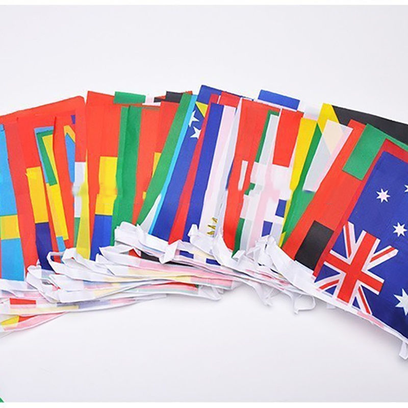 Thumbnail: 2026 42/48pcs world Country Flag 14x21cmNEW Football cup Countries Flag Bunting 