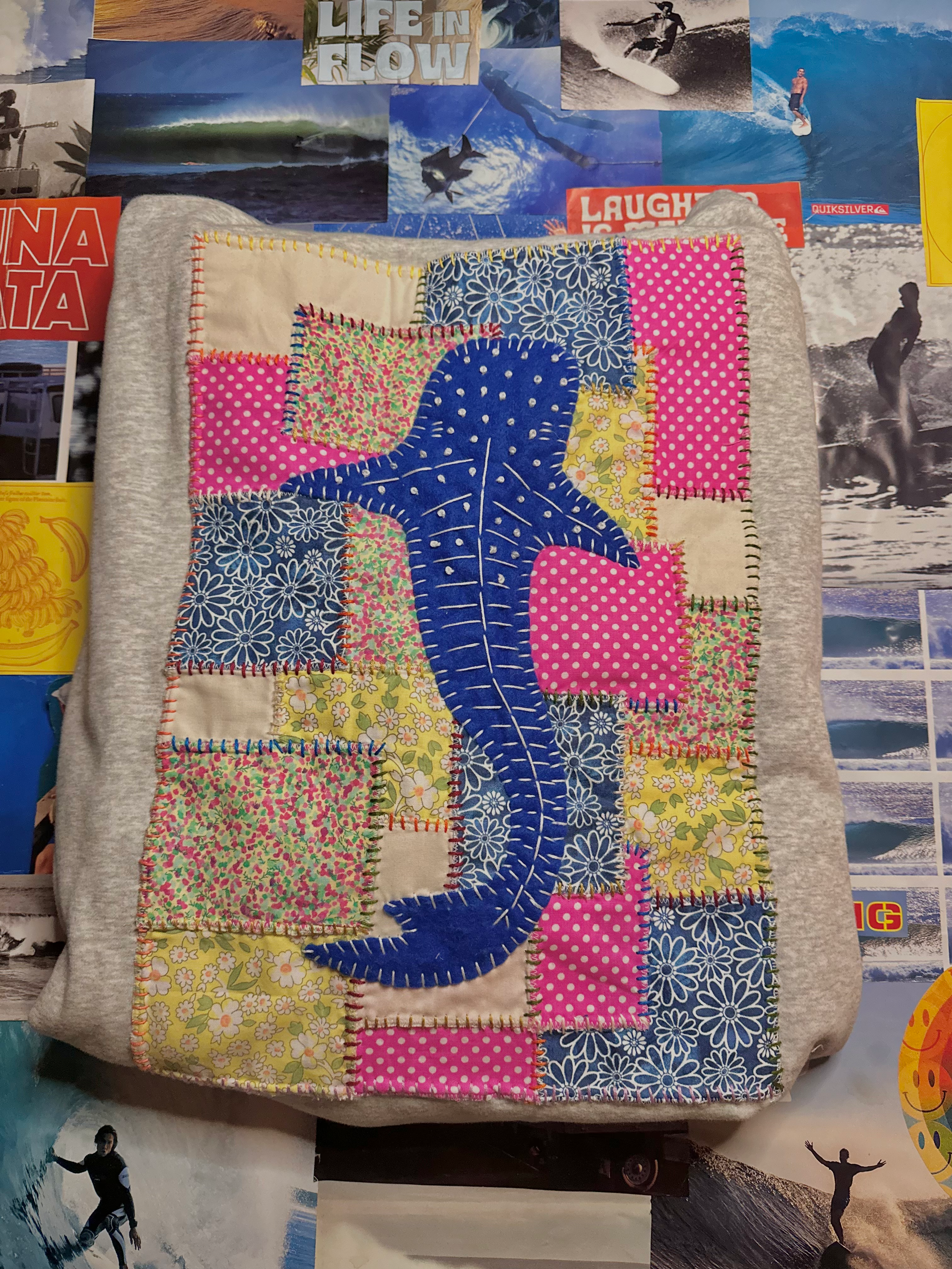 Plain Whale Shark Hoodie S