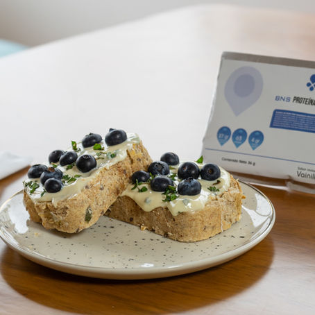 Tostadas altas en proteína al estilo ¡BNS Nutritional! 
