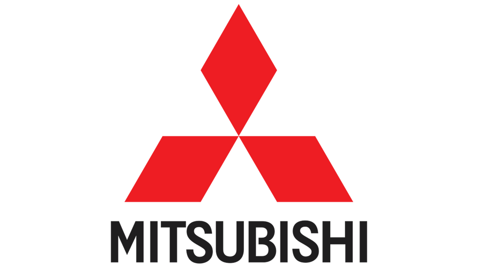 Se muestra logo de Mitsubishi