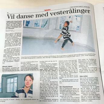 interview with Irina Demina
for "Bladet Vesteralen"