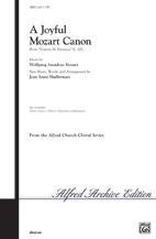 A Joyful Mozart Canon (from <i>Vesperae de Dominica,</i> K. 321)