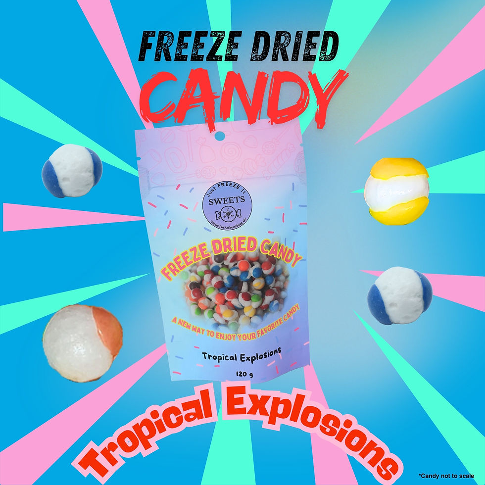 Tropical Explosions - Freeze Dried Candy Canada