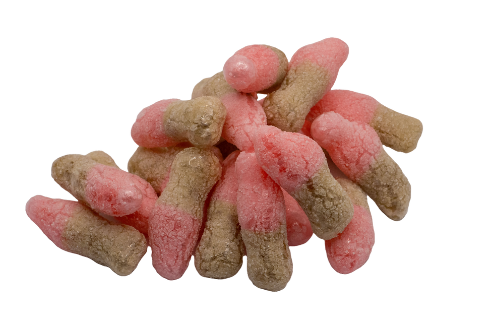 Freeze Dried Candy - Cherry Cola Bottles - Just Freeze It Sweets