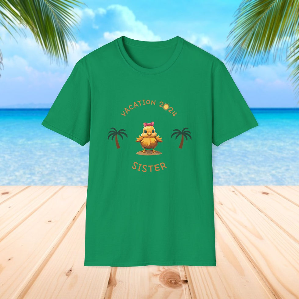 Thumbnail: Funny Chicken Family Vacation Shirt 2024 - Sister