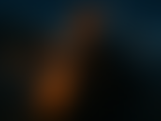 Aillén mac Midgna playing a flaming golden harp outside an ancient castle at night, fire-torches glowing on the walls and warm light shining from the distant keep.