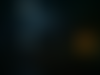 Moonlit woodland stream with flowing water over pebbles, a lone candle burning on the bank beneath the full moon.