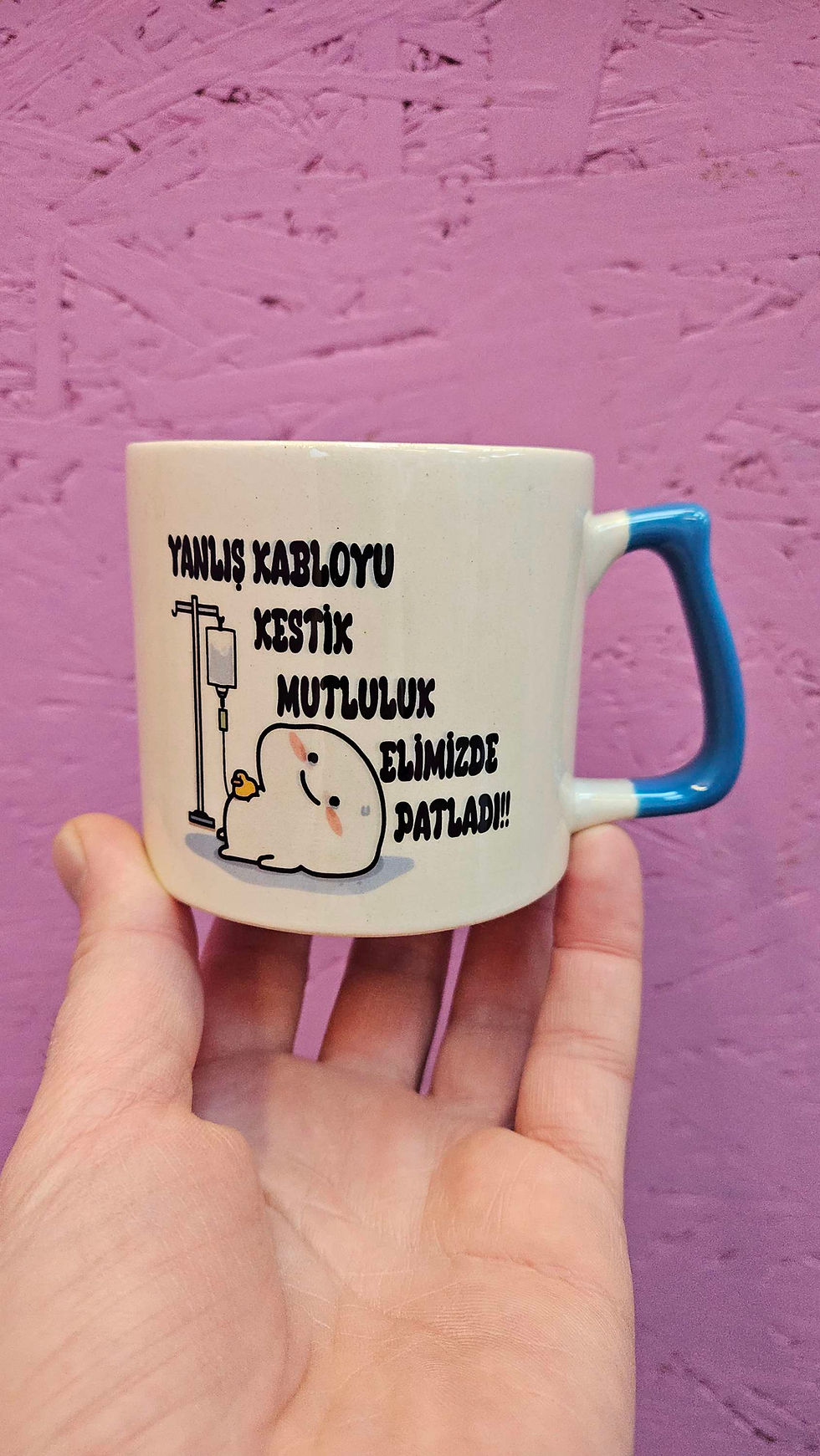 Yanlış kabloyu kestik mutluluk elimizde patladı kupa bardak