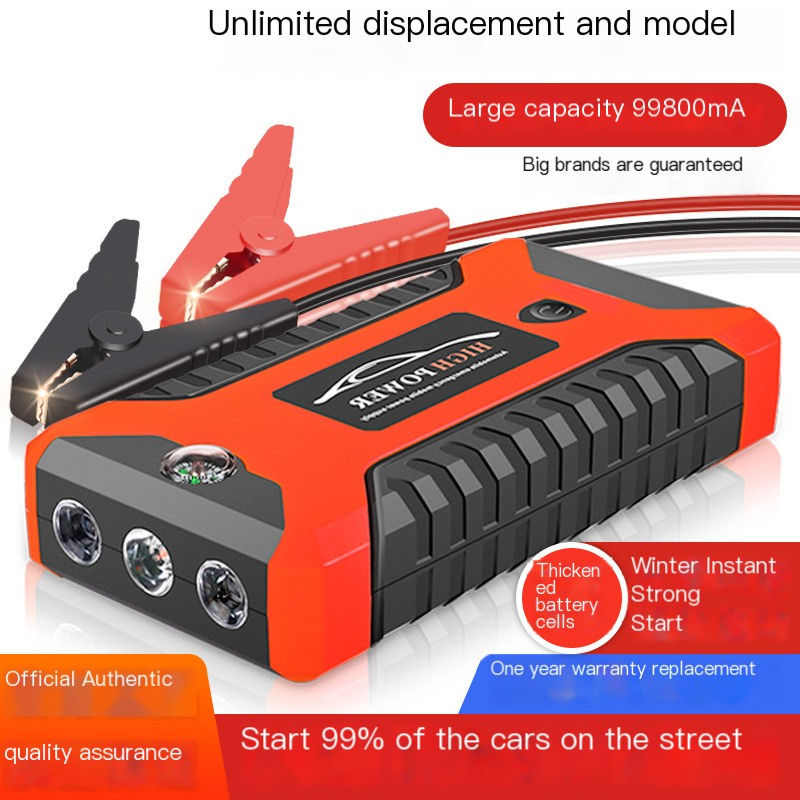 Thumbnail: Portable Car Emergency Jump Starter Power Bank