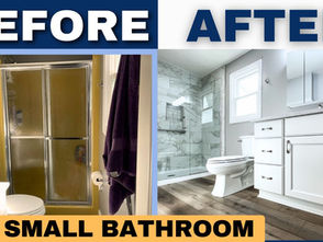 Small Bathroom Remodel: Tight Space Turned Stylish Retreat