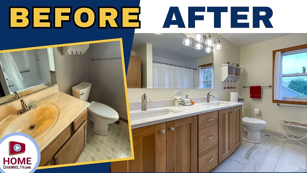 before after bathroom remodel