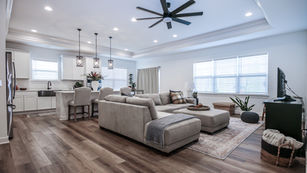 open concept cottage home design