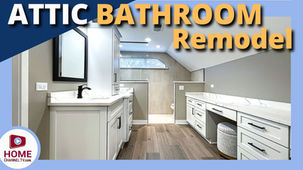 attic remodel with bathroom and bedroom