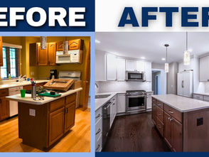 Worn-Out Kitchen Gets a Fresh Makeover with New Features!