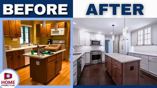 Worn-Out Kitchen Gets a Fresh Makeover with New Features!