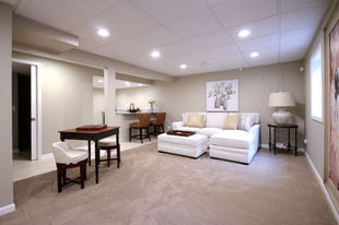 Transforming an Unfinished Basement into a Stylish Family Retreat