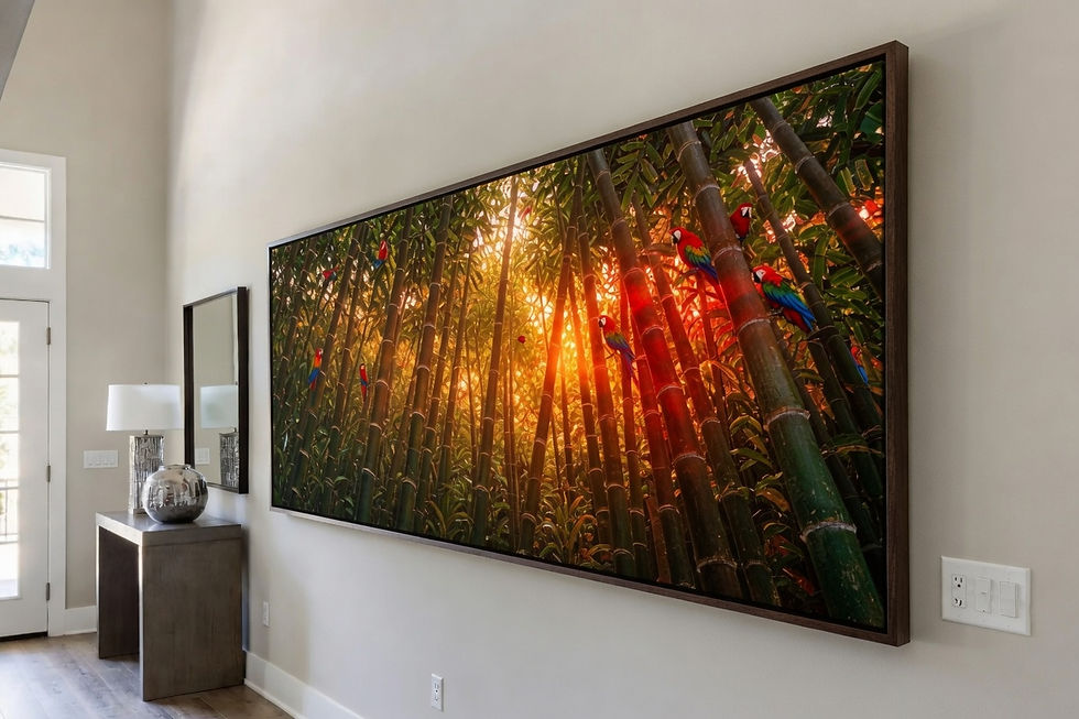entry foyer wall oversized wall art