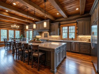 Luxurious Rustic Kitchens & Log Cabin Kitchen Designs to Inspire Your Dream Home