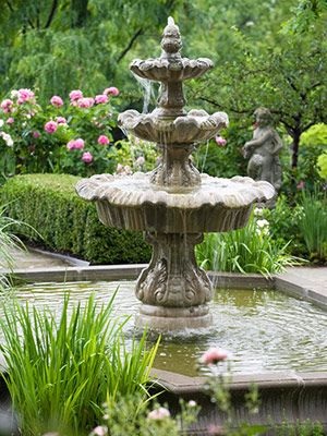 Fountain in Yard