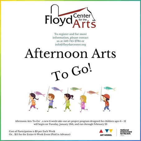 Afternoon Arts To-Go! An Upcoming Youth Art Program