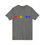 Thumbnail: Gamer T-Shirt, Rainbow Meeples Light Unisex V-Neck, Boardgames, Geek, Gift, Fun