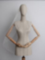 Thumbnail: Plain tulle bridal veil