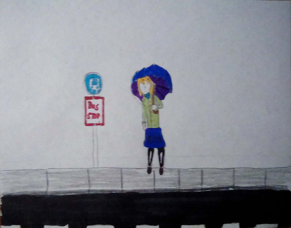 Waiting at the Bus Stop