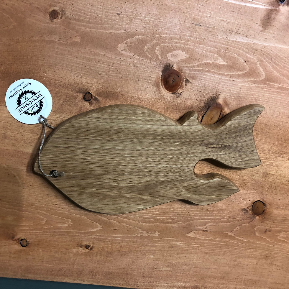 Thumbnail: Oak Fish Shaped Cutting Board
