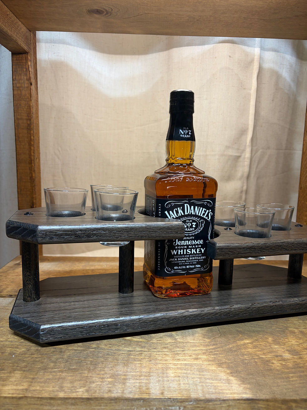 Black Oak Whiskey Shot Tray